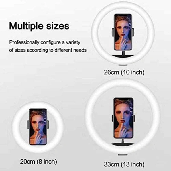 10" Rgb Ring Light With Mini Light Stand For Youtube | Photo-Shoot | Video Shoot | Live Stream